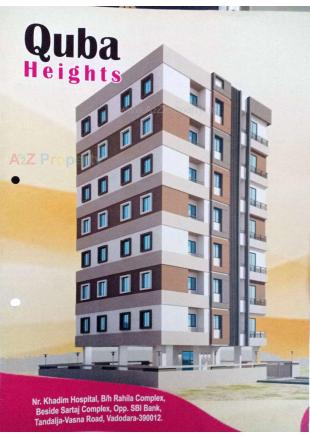 Elevation of real estate project Quba Heights located at Tandaliya, Vadodara, Gujarat