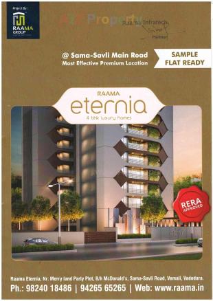 Elevation of real estate project Raama Eternia located at Vemali, Vadodara, Gujarat