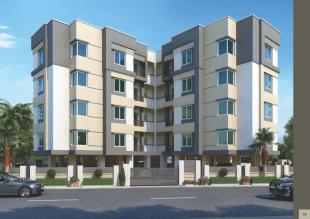 Elevation of real estate project Radhika Residency located at Vemali, Vadodara, Gujarat