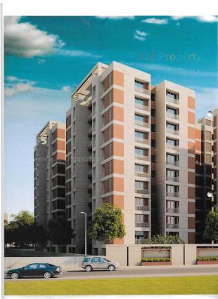 Elevation of real estate project Rudraksh Skyline located at Chhani, Vadodara, Gujarat