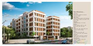 Elevation of real estate project Saffron Bliss (tower B   C) located at Chhani, Vadodara, Gujarat