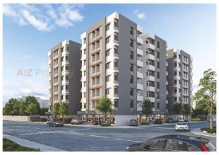 Elevation of real estate project Samruddhi Heights located at Bhayli, Vadodara, Gujarat