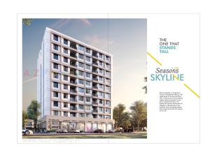 Elevation of real estate project Seasons Skyline located at Bhayli, Vadodara, Gujarat