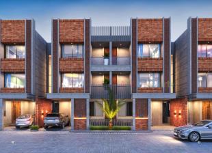 Elevation of real estate project Shantam Villa located at Vadsar, Vadodara, Gujarat