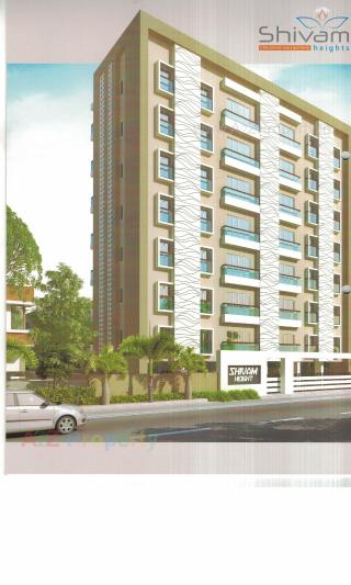 Elevation of real estate project Shivam Heights located at Manjalpur, Vadodara, Gujarat