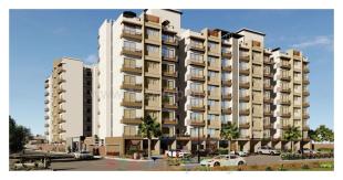 Elevation of real estate project Shree Ghanshyam Residency located at Atladara, Vadodara, Gujarat
