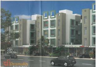 Elevation of real estate project Shree Pramukh Residency located at Padra, Vadodara, Gujarat