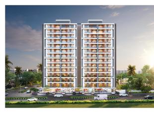 Elevation of real estate project Shree Siddheshwar Highness located at Bapod, Vadodara, Gujarat
