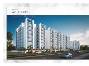 Elevation of real estate project Shree Siddheshwar Highstreet located at Vadsar, Vadodara, Gujarat