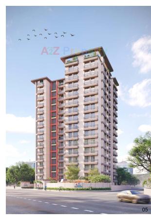 Elevation of real estate project Shree Siddheshwaray Platinum located at Chhani, Vadodara, Gujarat