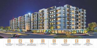 Elevation of real estate project Shreeji Vandan located at Bapod, Vadodara, Gujarat