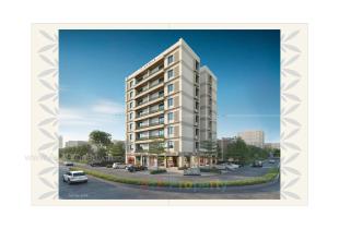 Elevation of real estate project Sky Avenue located at Vemali, Vadodara, Gujarat