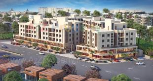 Elevation of real estate project Solaris located at Bhayli, Vadodara, Gujarat
