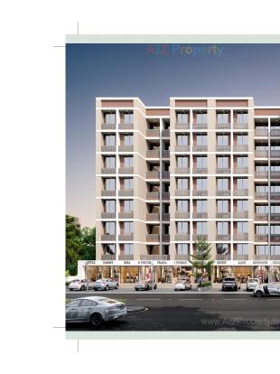 Elevation of real estate project Sunrise Residency located at Tandalja, Vadodara, Gujarat