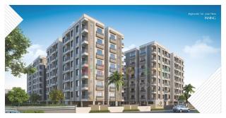 Elevation of real estate project Swarnim Sapphire located at Vadodara, Vadodara, Gujarat