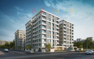 Elevation of real estate project The Status located at Harni, Vadodara, Gujarat