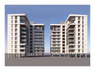 Elevation of real estate project The Vista Residential located at Kasba, Vadodara, Gujarat
