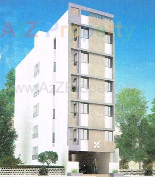 Elevation of real estate project Uma Avenue located at Kasba, Vadodara, Gujarat