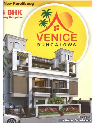 Elevation of real estate project Venice Bunglows located at Sayajipura, Vadodara, Gujarat