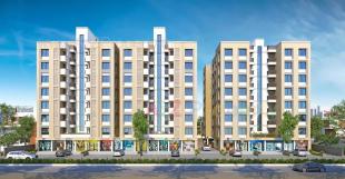 Elevation of real estate project Vraj Vilas located at Bapod, Vadodara, Gujarat