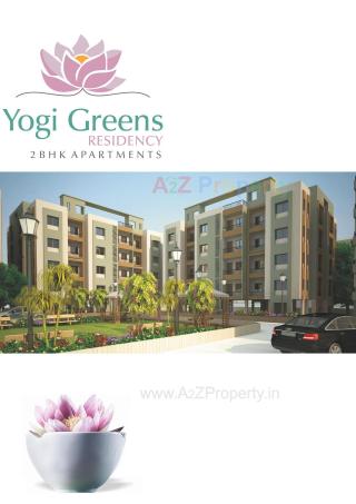Elevation of real estate project Yogi Greens Residency   (tower A, H I) located at Channi, Vadodara, Gujarat