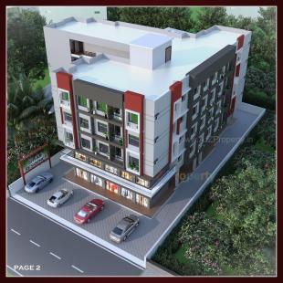 Elevation of real estate project Shyam Residency located at Pardi, Valsad, Gujarat