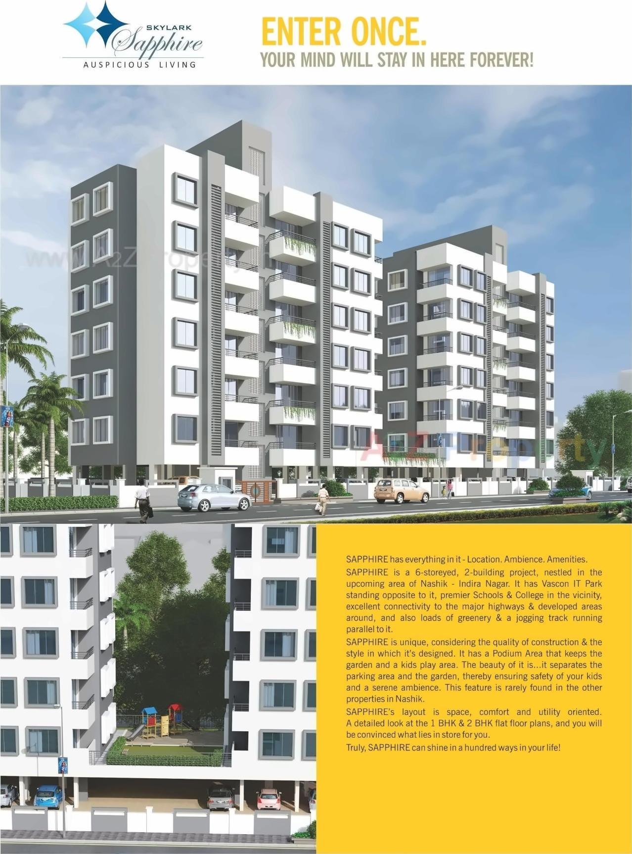 Skylark Sapphire 1 Bhk Flats 2 Bhk Flats At Nashik M Corp Nashik