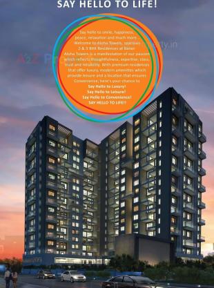 Elevation of real estate project Aloha Towers located at Baner, Pune, Maharashtra