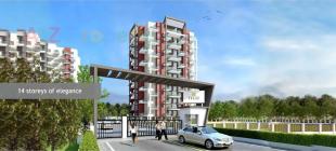 Elevation of real estate project Feliz located at Pirangut, Pune, Maharashtra