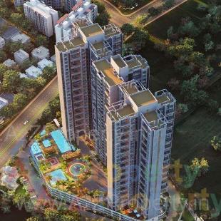 Elevation of real estate project Ganga Dham Tower located at Pune-m-corp, Pune, Maharashtra