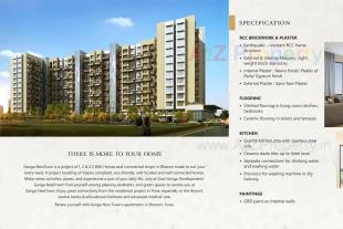 Elevation of real estate project Ganga Newtown located at Dhanori, Pune, Maharashtra