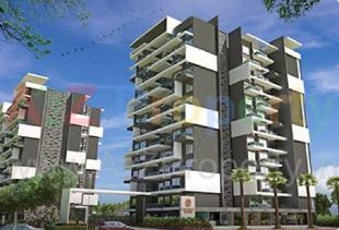 Elevation of real estate project Infinity Tower located at Punawale, Pune, Maharashtra