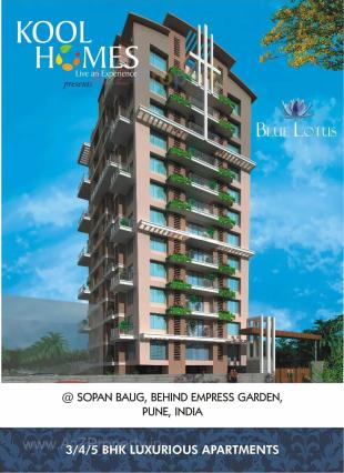 Elevation of real estate project Koolhomes Blue Lotus located at Pune-cb, Pune, Maharashtra