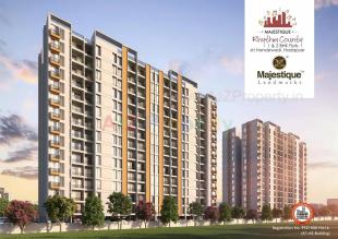 Elevation of real estate project Majestique Rhythm County located at Ouatade-handewadi, Pune, Maharashtra