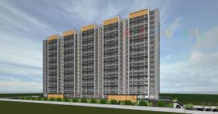 Elevation of real estate project Mantra Monarch located at Baner, Pune, Maharashtra