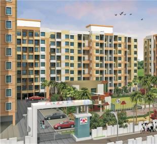 Elevation of real estate project Neo City located at Wagholi, Pune, Maharashtra