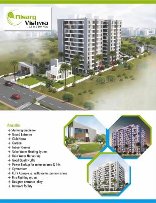 Elevation of real estate project Nisarg Vishwa located at Wakad, Pune, Maharashtra