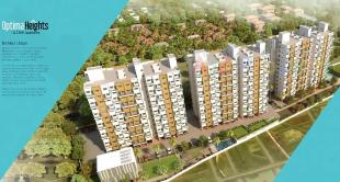 Elevation of real estate project Optima Heights located at Kesnand, Pune, Maharashtra
