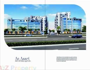 Elevation of real estate project Oxy Galaxy located at Kesnand, Pune, Maharashtra