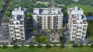 Elevation of real estate project Rajesh Golden Homes located at Karegaon, Pune, Maharashtra