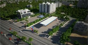 Elevation of real estate project Rivaah Regency located at Wagholi, Pune, Maharashtra