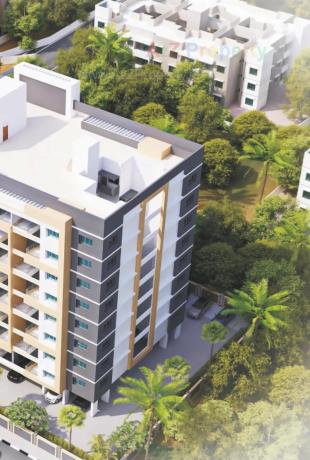 Elevation of real estate project Royal Oak located at Wakad, Pune, Maharashtra