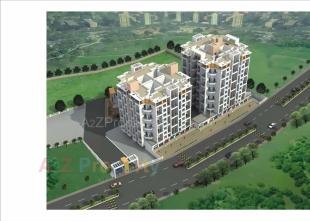 Elevation of real estate project Willows Twin Tower located at Man, Pune, Maharashtra