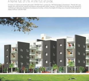Elevation of real estate project Om Sai Pride located at Malkapur-np, Satara, Maharashtra