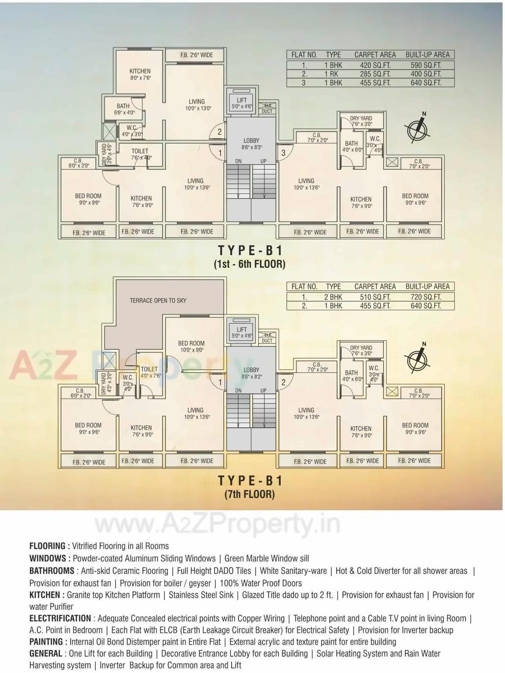 B Mukta Heights | 1 BHK Flats, 2 BHK Flats At Thane-m-corp, Thane