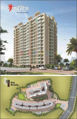 Elevation of real estate project Raj Estate located at Mirabhayandar-m-corp, Thane, Maharashtra