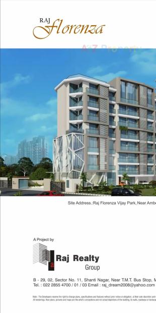 Elevation of real estate project Raj Florenza located at Mirabhayandar-m-corp, Thane, Maharashtra